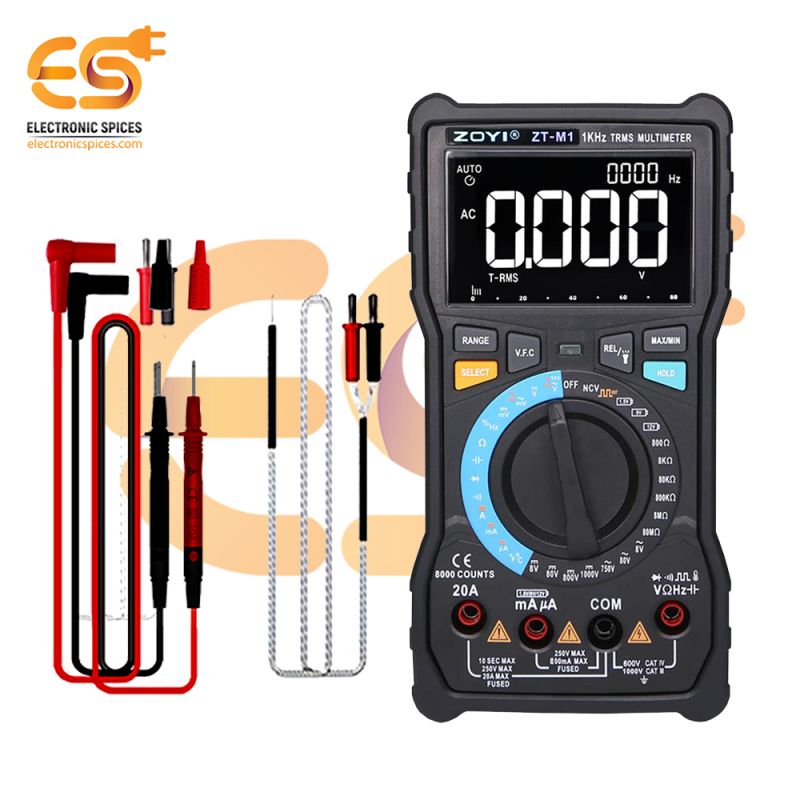 トミルユーグ Digital Multimeter 8000 Counts – Buy from Electronic Spices